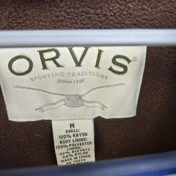 Vintage Orvis Barn Jacket Women's Sz M Plaid Quilted Flannel Lined